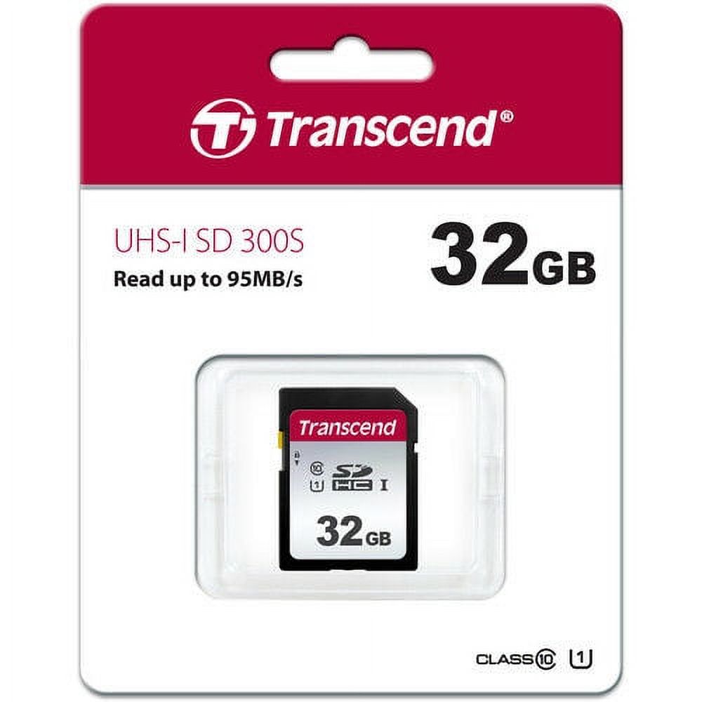 Transcend 32GB Secure Digital (SDHC) Flash Memory Card For Nikon COOLPIX B500, A900, B700, L20, L30, L31, L5, L830,L840, P330,P520, P530, P600, P900,   Digital Camera - image 1 of 2