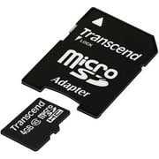 Transcend 4GB MicroSDHC Class10 Memory Card with Adapter 30 MB/s TS4GUSDHC10