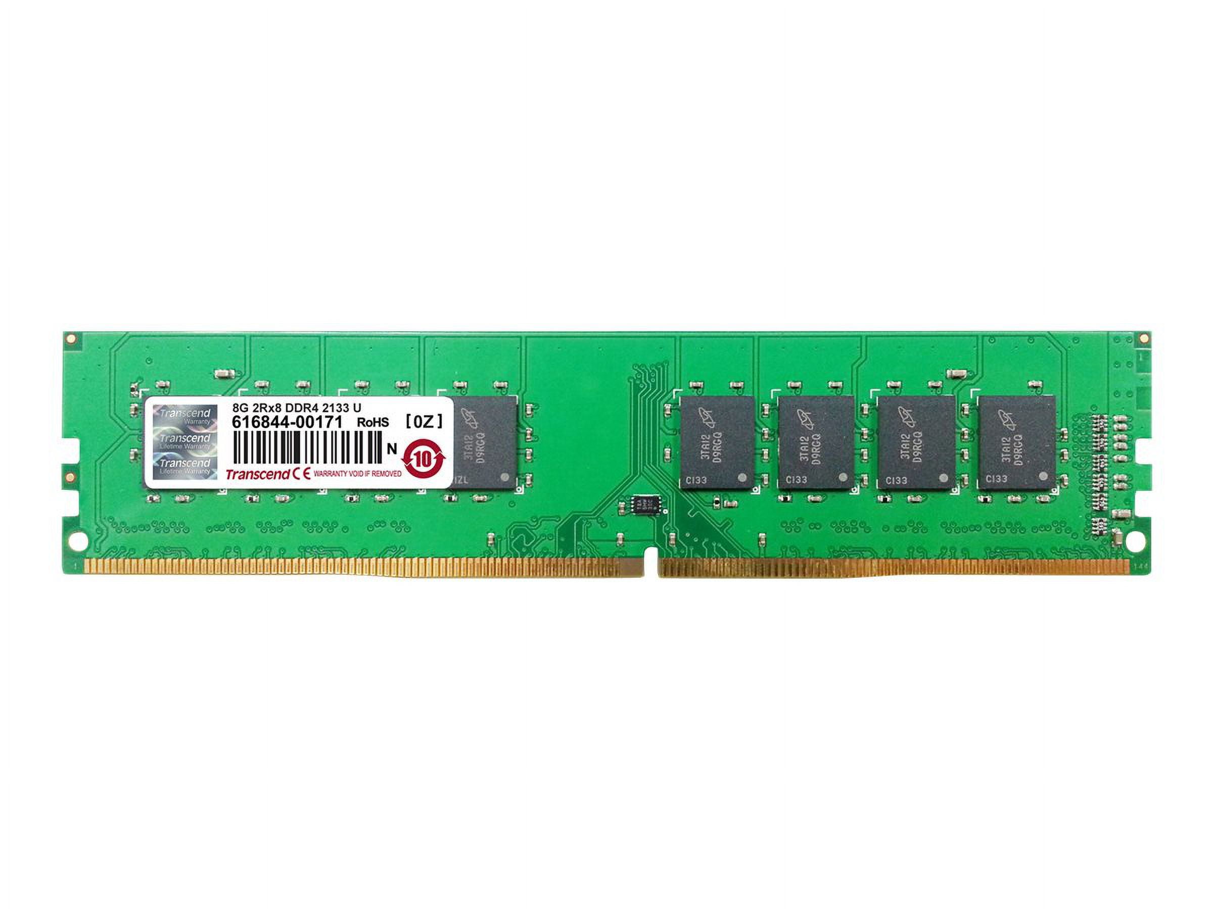 Transcend 8GB DDR4 SDRAM 2133 MHz 1.2V Unbuffered 288-pin DIMM 