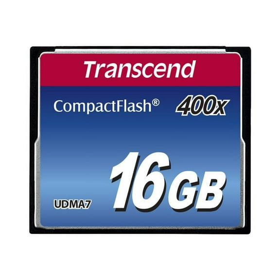 Transcend - Flash memory card - 16 GB - 400x - CompactFlash