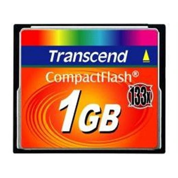 Transcend Information  1GB CF Card 133X - Black