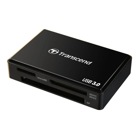 Transcend Multi-Card Reader RDF8 - Card reader (MS, CF, SDHC, MS Micro, microSDHC, SDXC, SDHC UHS-I, SDXC UHS-I, MS XC) - USB 3.0