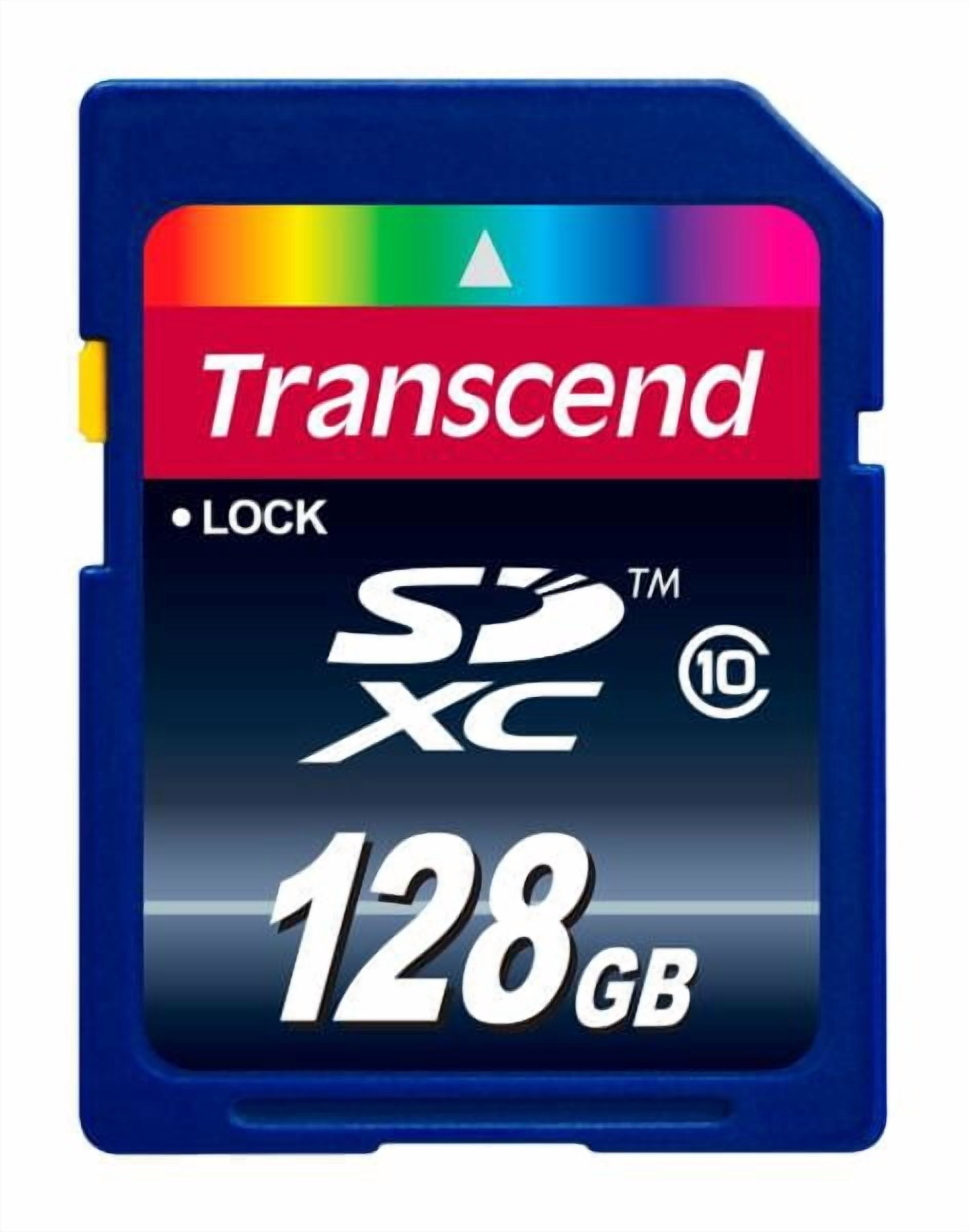 Transcend 128G SDXC Card Class 10 - Walmart.com