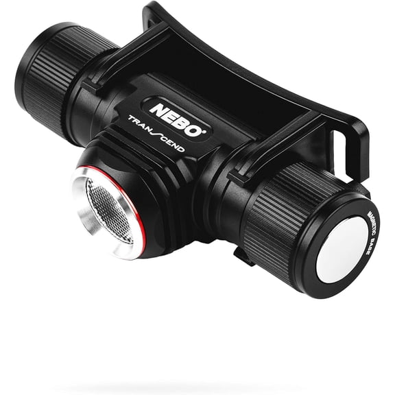 Transcend Rechargeable Headlamp | 1000 Lumens, 5 Light Modes, Detachable Magnetic Work Light, Water Resistant, Bright LED Headlight for Hiking & Camping, Includes USB Charging Cable