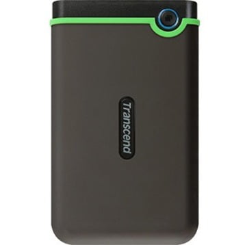 Transcend StoreJet 25M3 TS-2TSJ25M3S 2 TB Portable Hard Drive, 2.5" External, Iron Gray
