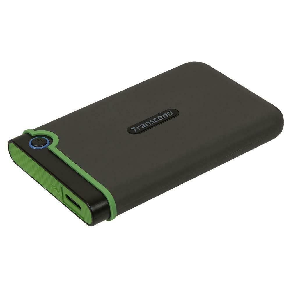 Transcend StoreJet 2TB Rugged USB 3.1 Slim External Portable Hard Drive ...