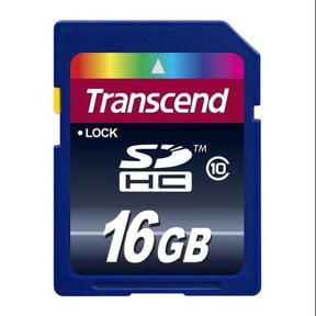 Transcend 16GB SDHC Flash Memory Card