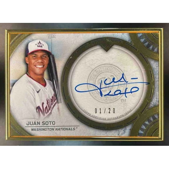 Transcendent Collection Juan Soto #TCA-JS Transcendent Collection Gold Frame Autographs