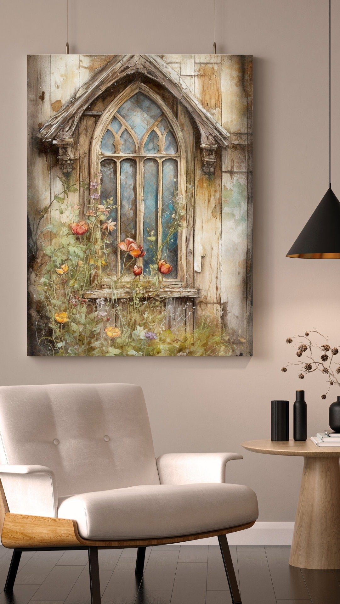 Transcendent Transparencies Stained Glass Canvas Wall Art