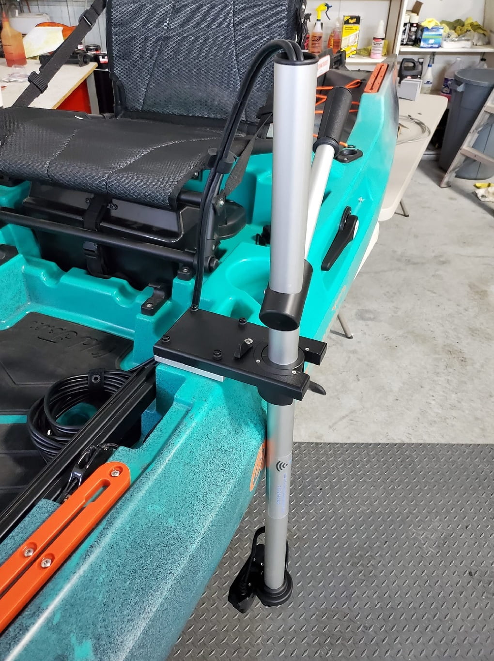 Transducer Mount for Kayaks Fishing Specialties Bowducer