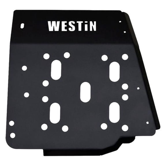 Transfer Case Skid Plate for 2018 Jeep Wrangler JI, Textured Black