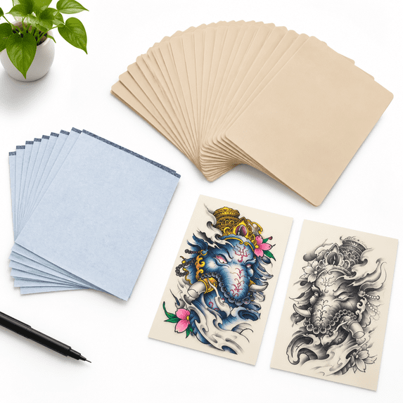 Transfer Paper Kit with Practice Skin, 40 Total Pieces for Stencil ...