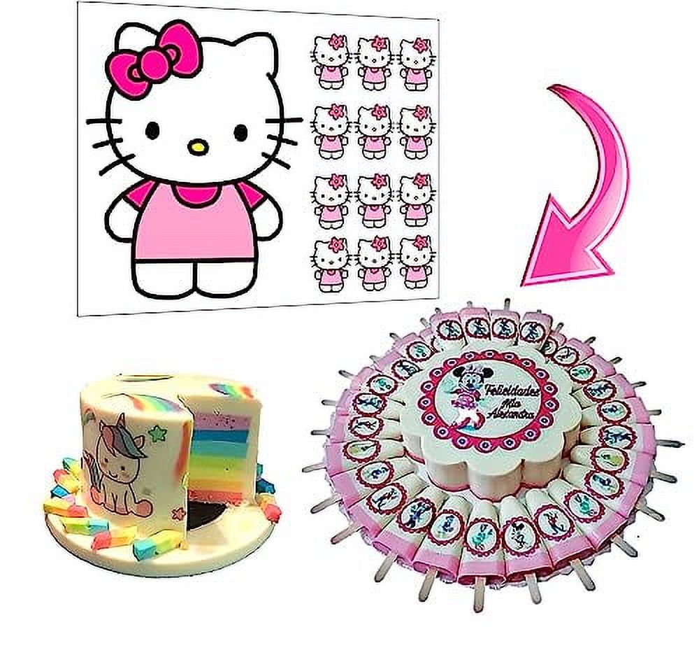 Transfer Para Gelapaletas/Edible Image For Jelly Art Topper Printed