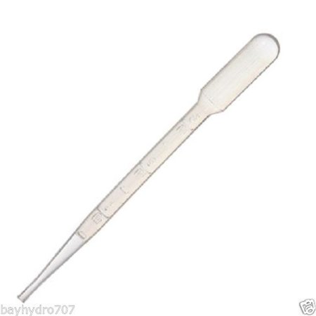 Transfer Pipettes, 3 ml, Graduated Measurments - 25 Pack
