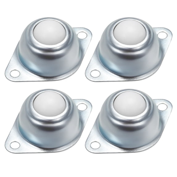 Transfer Units CY-15A 5/8" Nylon Roller Ball Flange Mounted Transfer Bearing 22lb Load 4Pcs