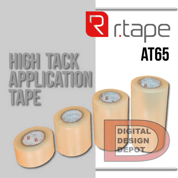 Transfer tape clear 24" x 300 feet. R-Tape AT 65,