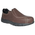 thumbnail image 1 of HOSS Men’s Composite Toe Slip-On Work Shoe Slip Resistant SD Transfer Brown, 1 of 3