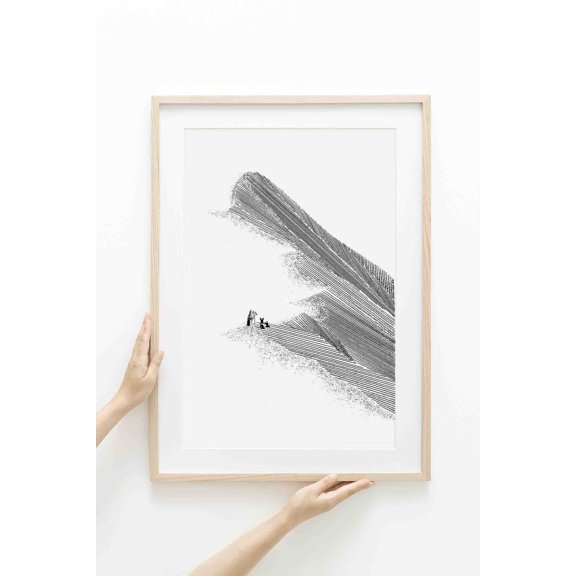 Transfiguration Mountain Glory Poster, Unframed Paper Poster 8x10in