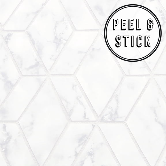 Transform Marble Geo Peel and Stick Wallpaper