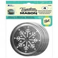 thumbnail image 1 of Transform Mason Ball Lid Inserts 4/Pkg-Snowflake, 1 of 2