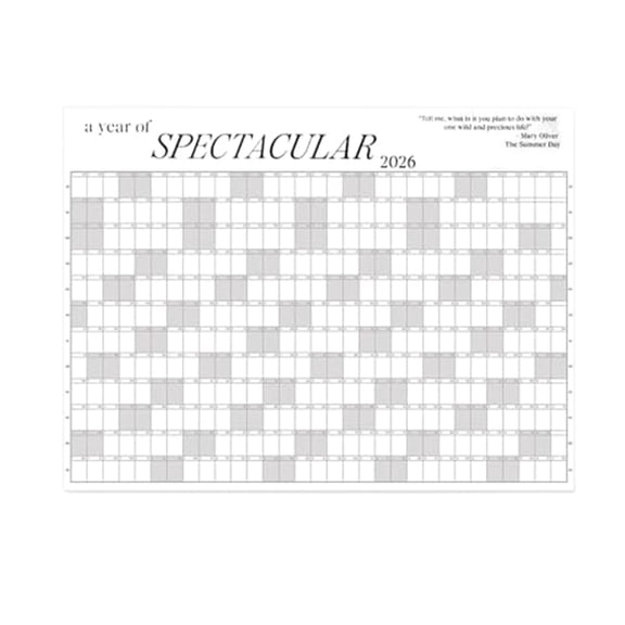 Transform Your Planning – Celebrate Every Spectacular Moment with the 2026 Wall Calendar, A Year of Spectacular Wall Planner 2026, Dry-Erase Surface for Home, Office & Classroom