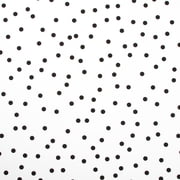 Transform Small Dots Black Peel and Stick Wallpaper
