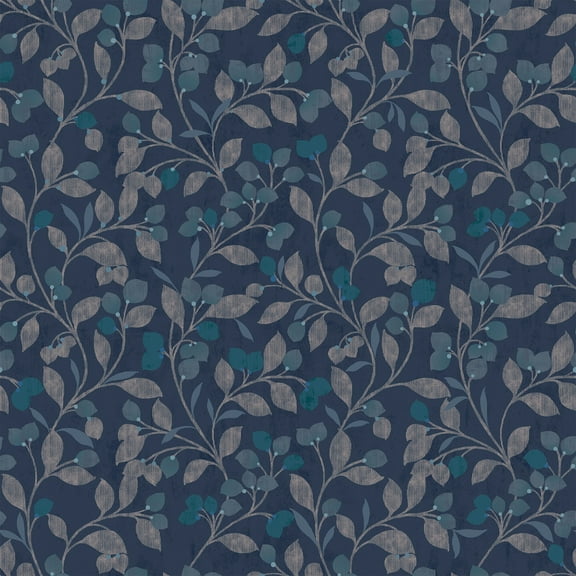 Transform Snowbelle Blue Peel & Stick Wallpaper