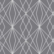 Transform Trellis Grey Peel and Stick Wallpaper