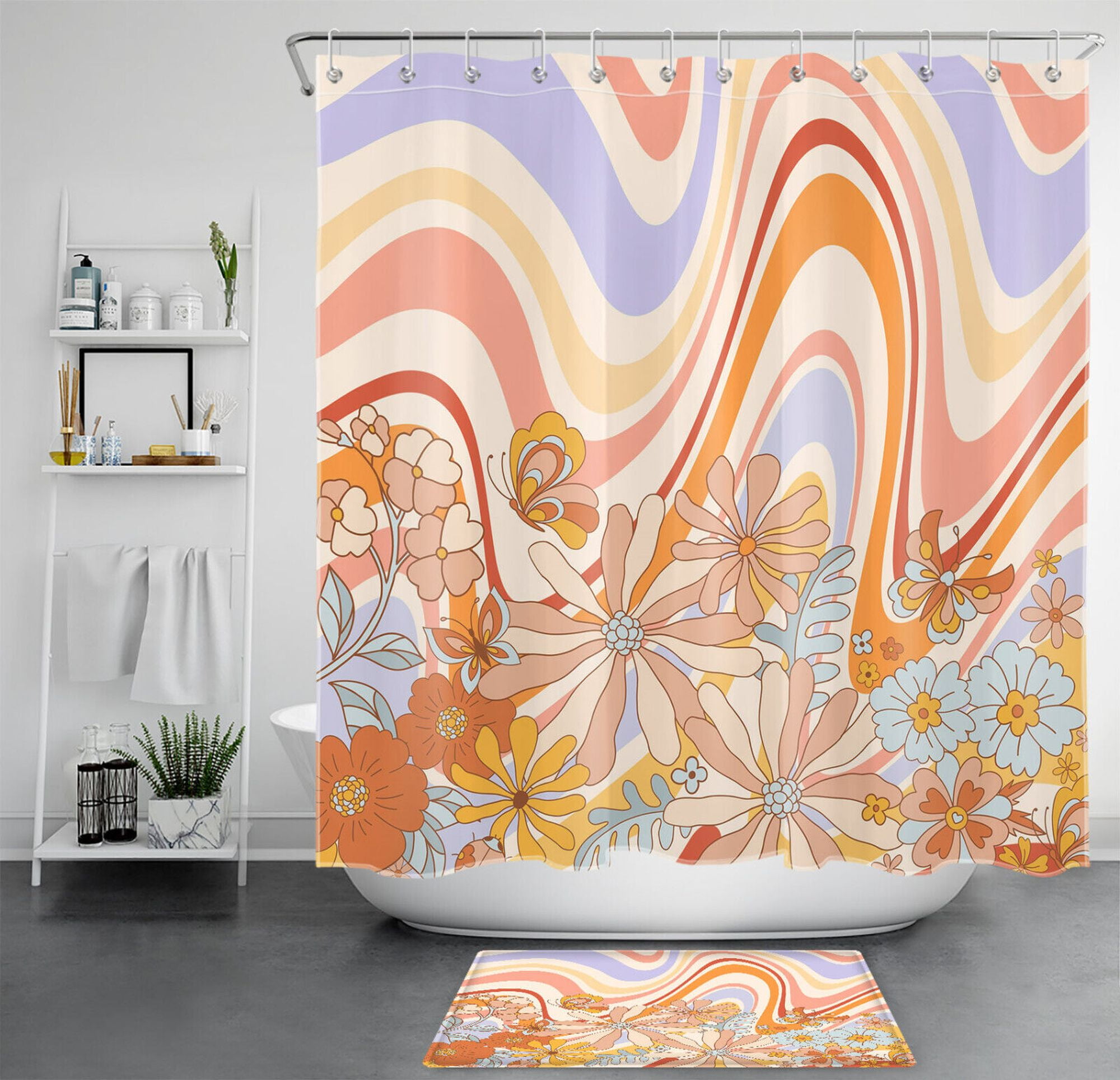 Transform Your Bath into a Colorful Oasis with the Vibrant Butterfly