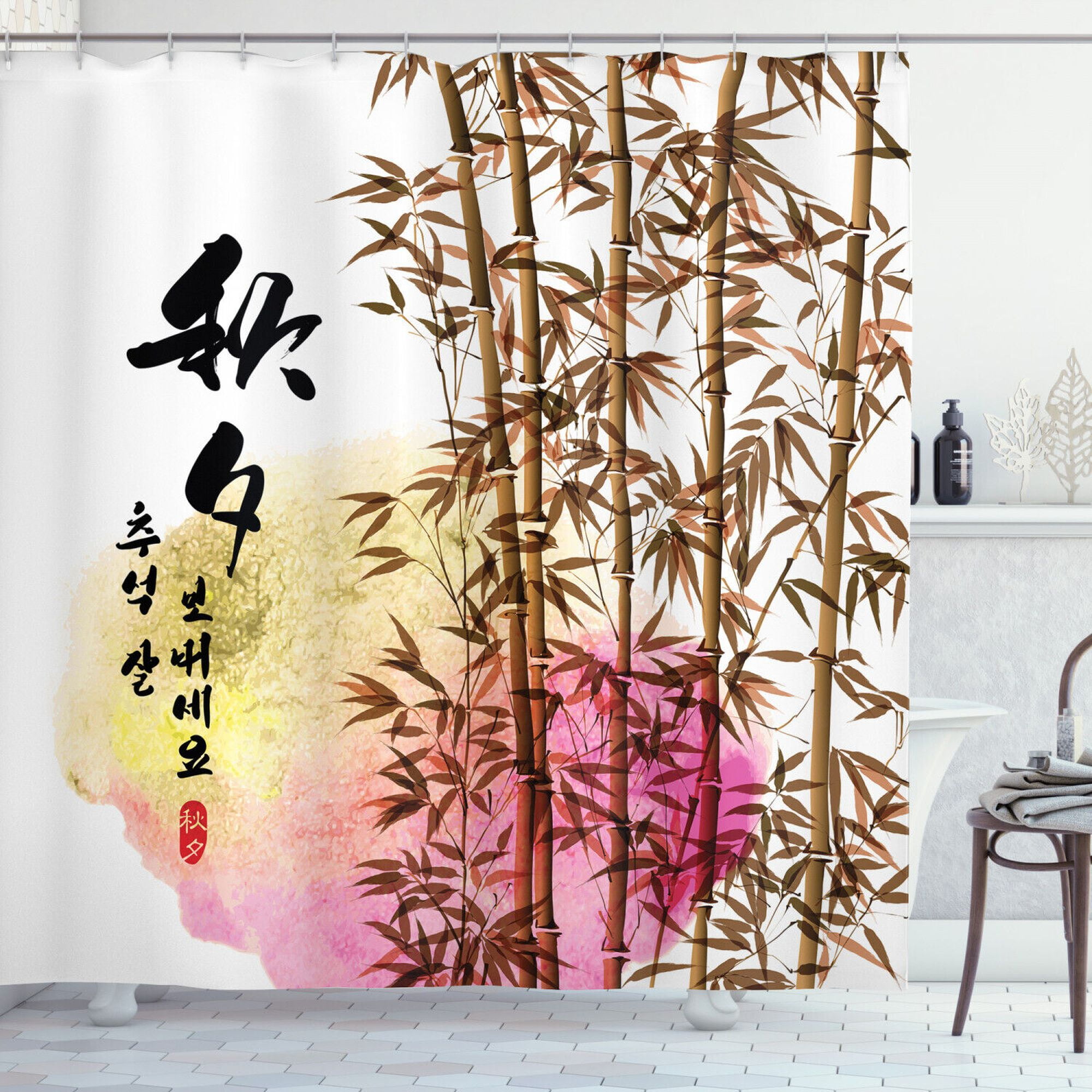 Transform Your Bathroom Oasis with Bamboo Bliss Shower Curtain