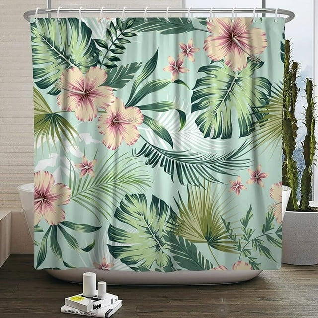 Transform Your Bathroom Oasis with GusseaK's Tropical Paradise Shower