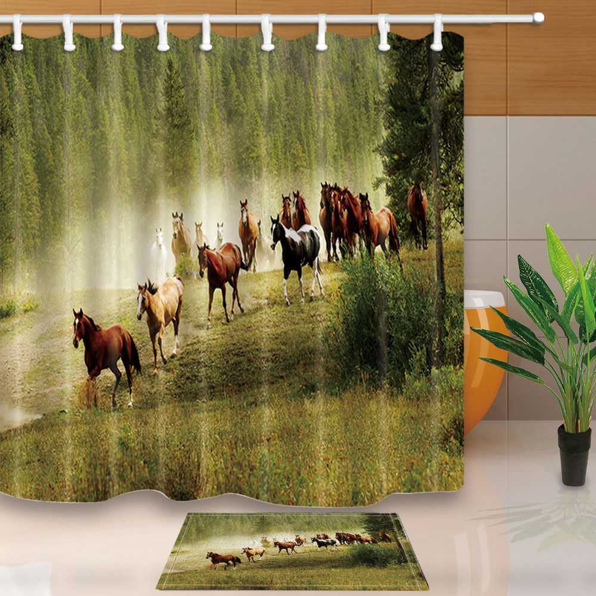 Transform Your Bathroom Oasis with a NatureInspired Green Horse Shower