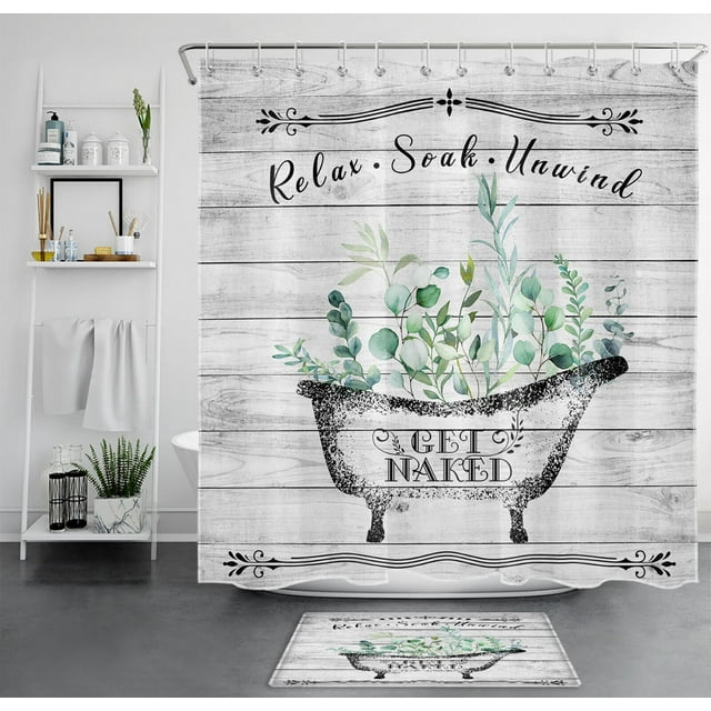 Transform Your Bathroom Oasis with a Rustic Charm: Eucalyptus Leaf