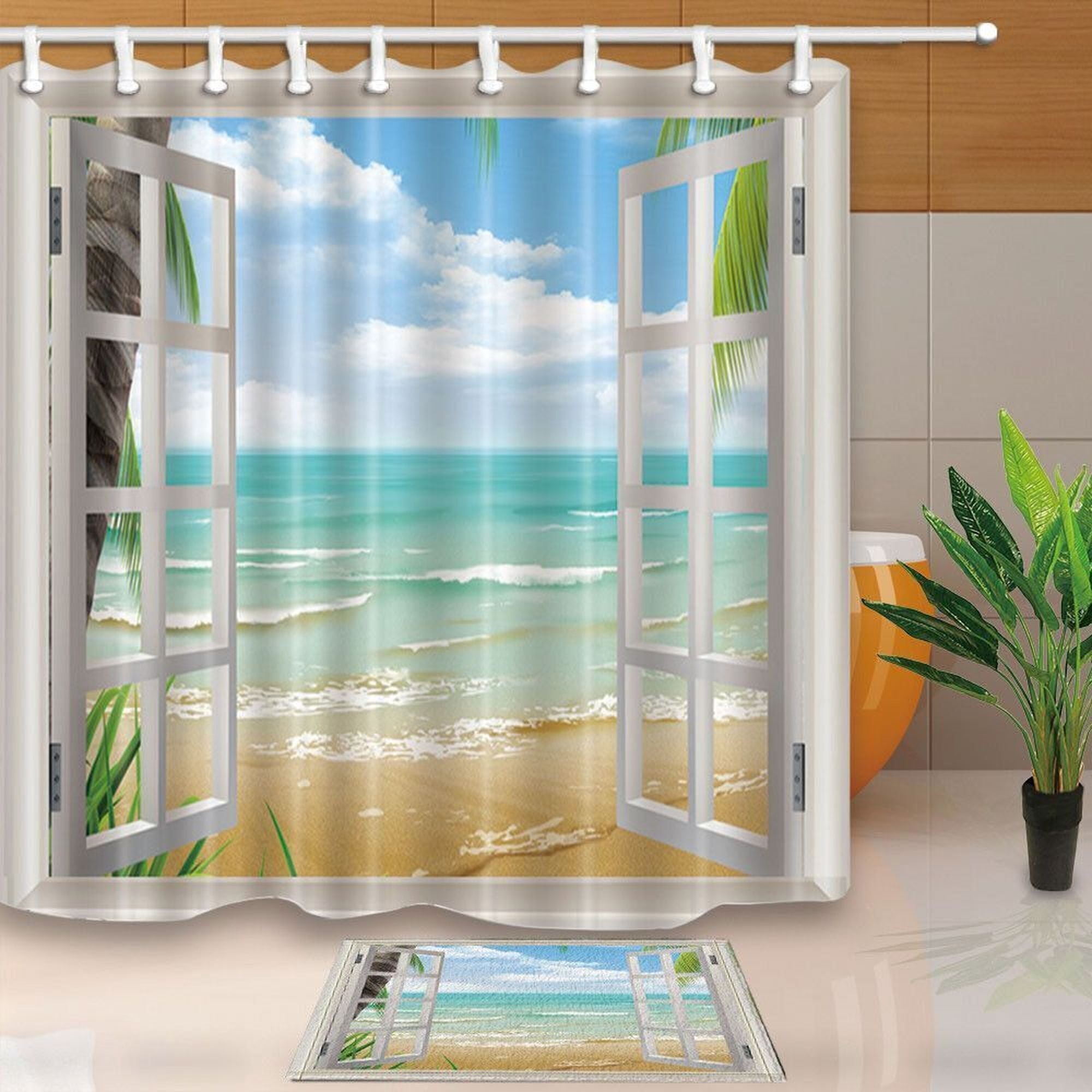 Transform Your Bathroom into a Coastal Haven with the Tropical Oasis Transform Your Bathroom into a Coastal Haven with the Tropical Oasis
