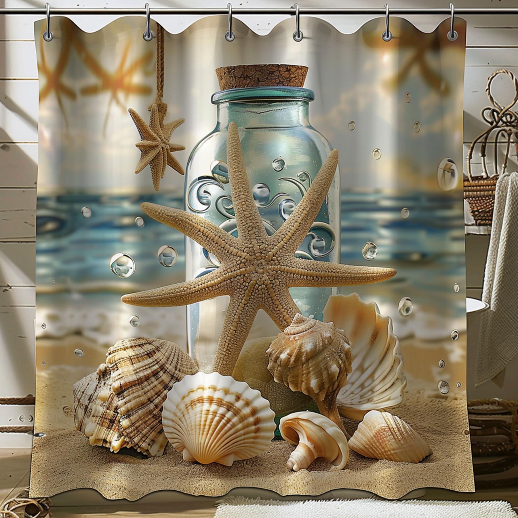 Transform Your Bathroom into a Coastal Oasis with our Vintage Beach