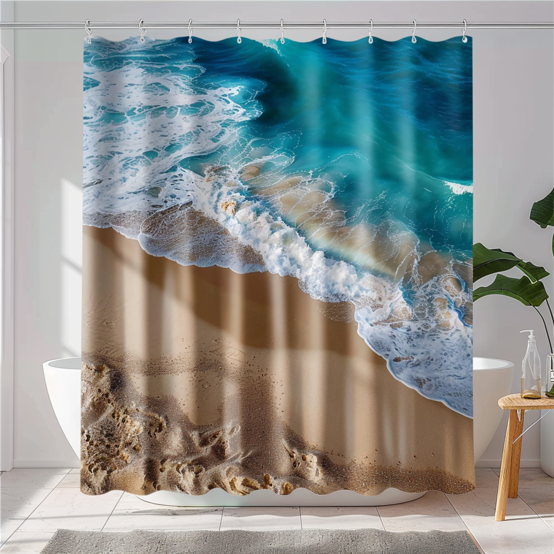 Transform Your Bathroom into a Coastal Paradise with Hyperrealistic