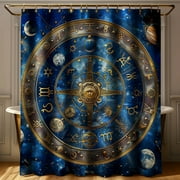 Transform Your Bathroom into a Cosmic Oasis with Our Zodiac Shower Curtain Outshine Ordinary Curtains