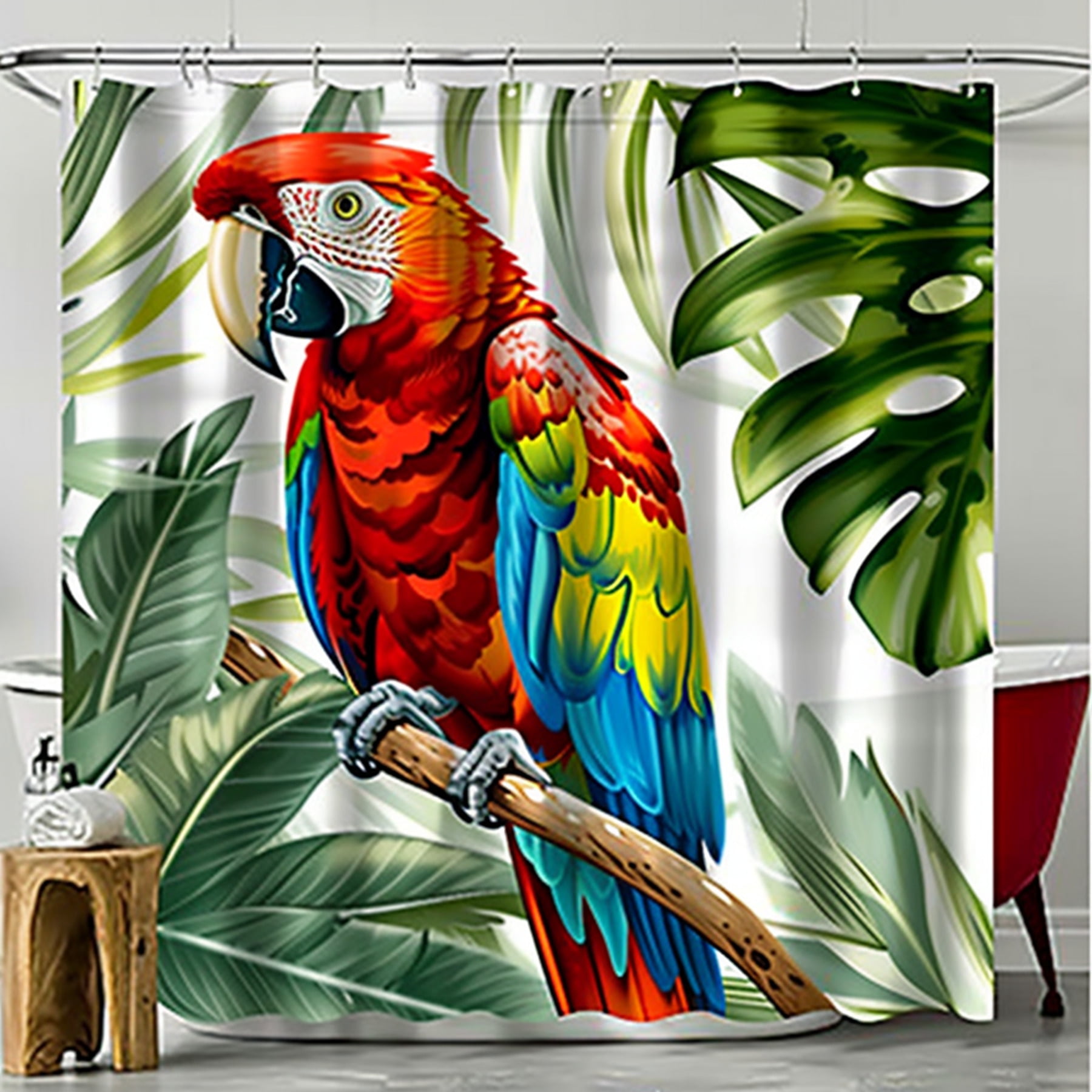Transform Your Bathroom into a Lush Oasis with Our Tropical Rainforest