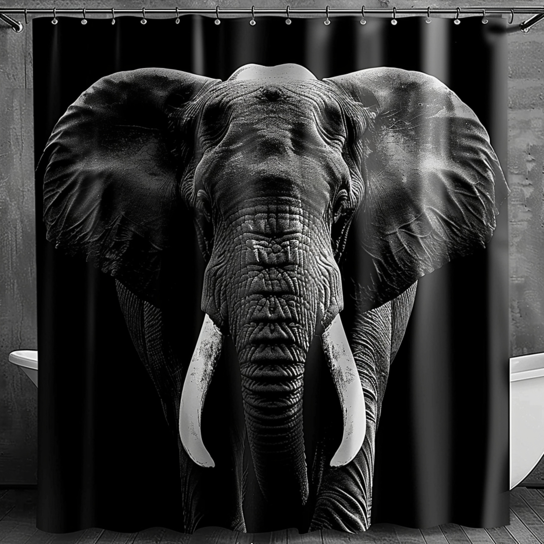 Transform Your Bathroom into a Majestic Oasis with Our Stunning Black