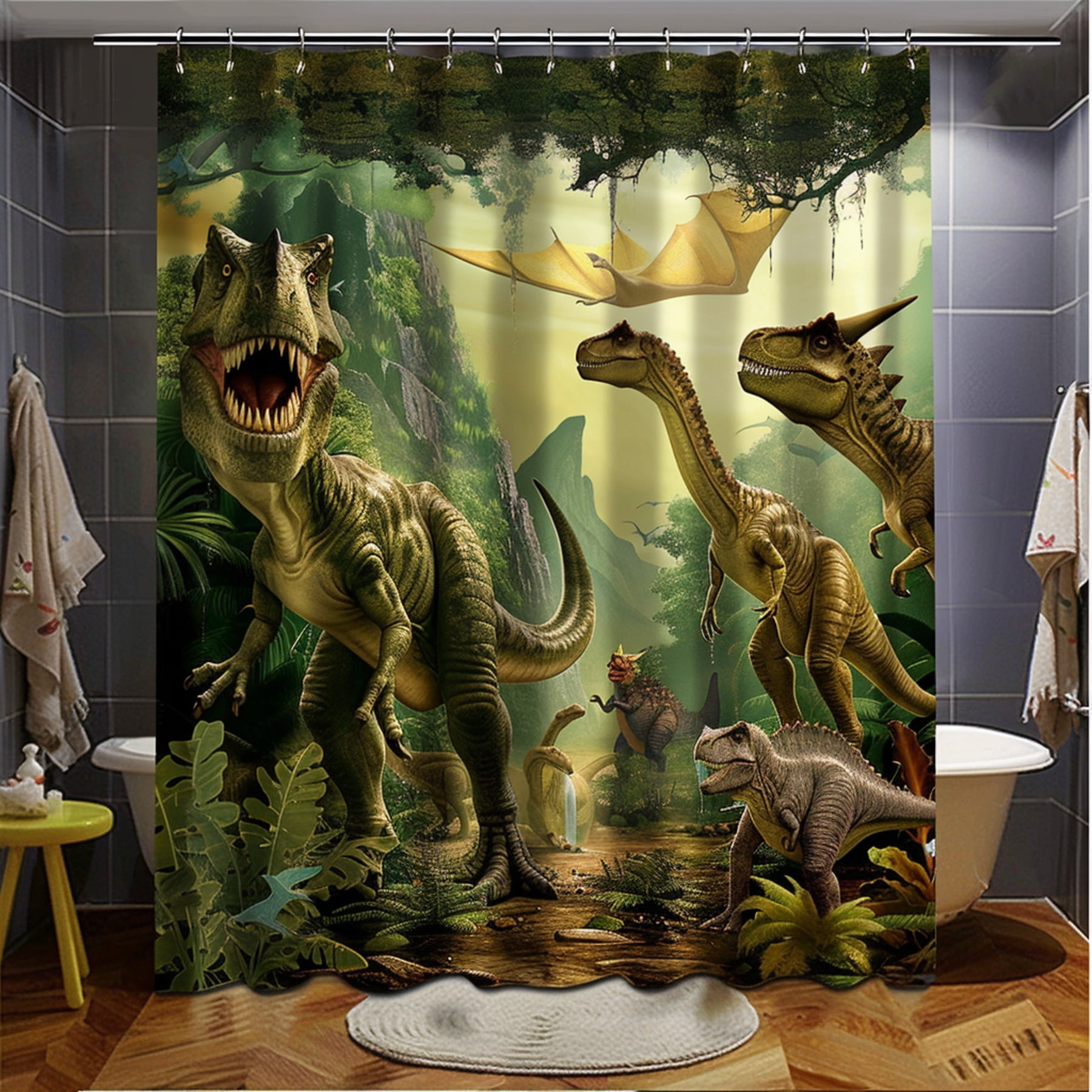 Transform Your Bathroom into a Prehistoric Paradise with Our