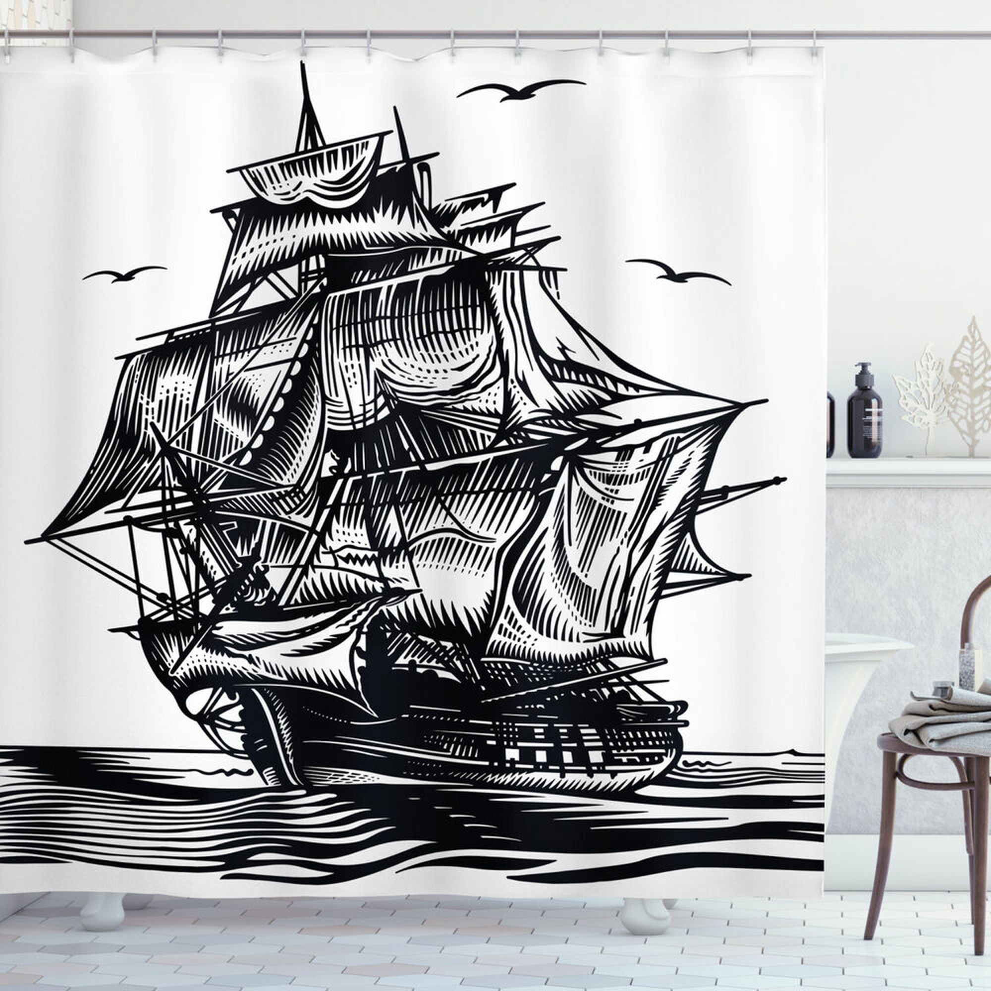 Transform Your Bathroom into a Seafaring Oasis with a Pirate Ship