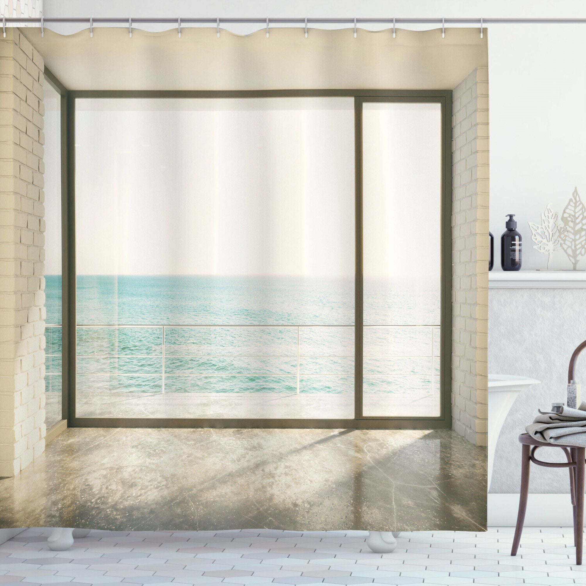Transform Your Bathroom into a Serene Coastal Oasis with this Stunning