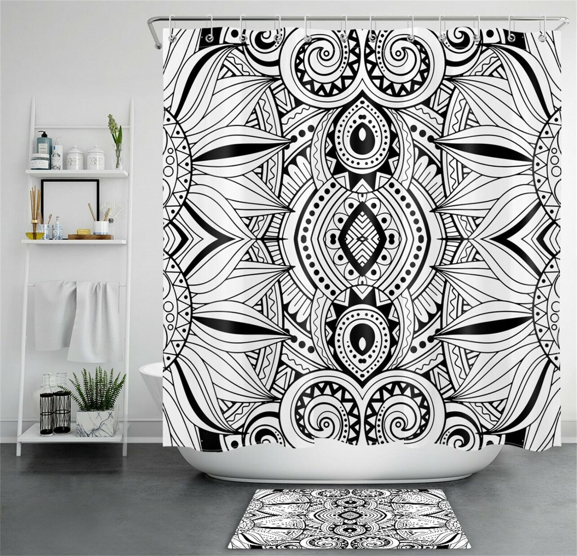Transform Your Bathroom into a Serene Oasis with a Floral Mandala