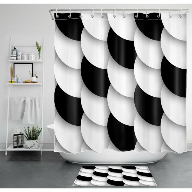 Transform Your Bathroom into a Stylish Haven with a Black and White