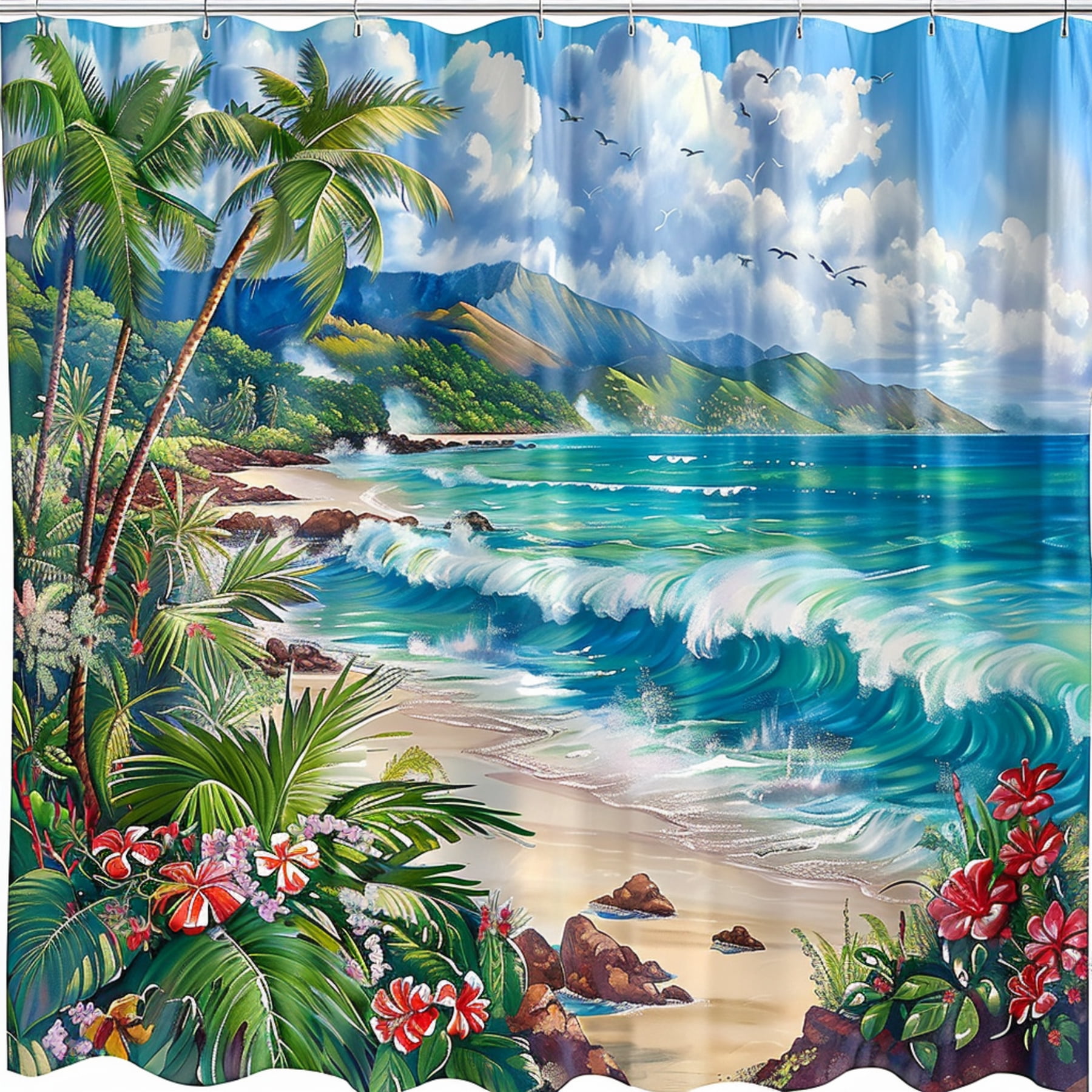 Transform Your Bathroom into a Tropical Paradise with Exquisite ...