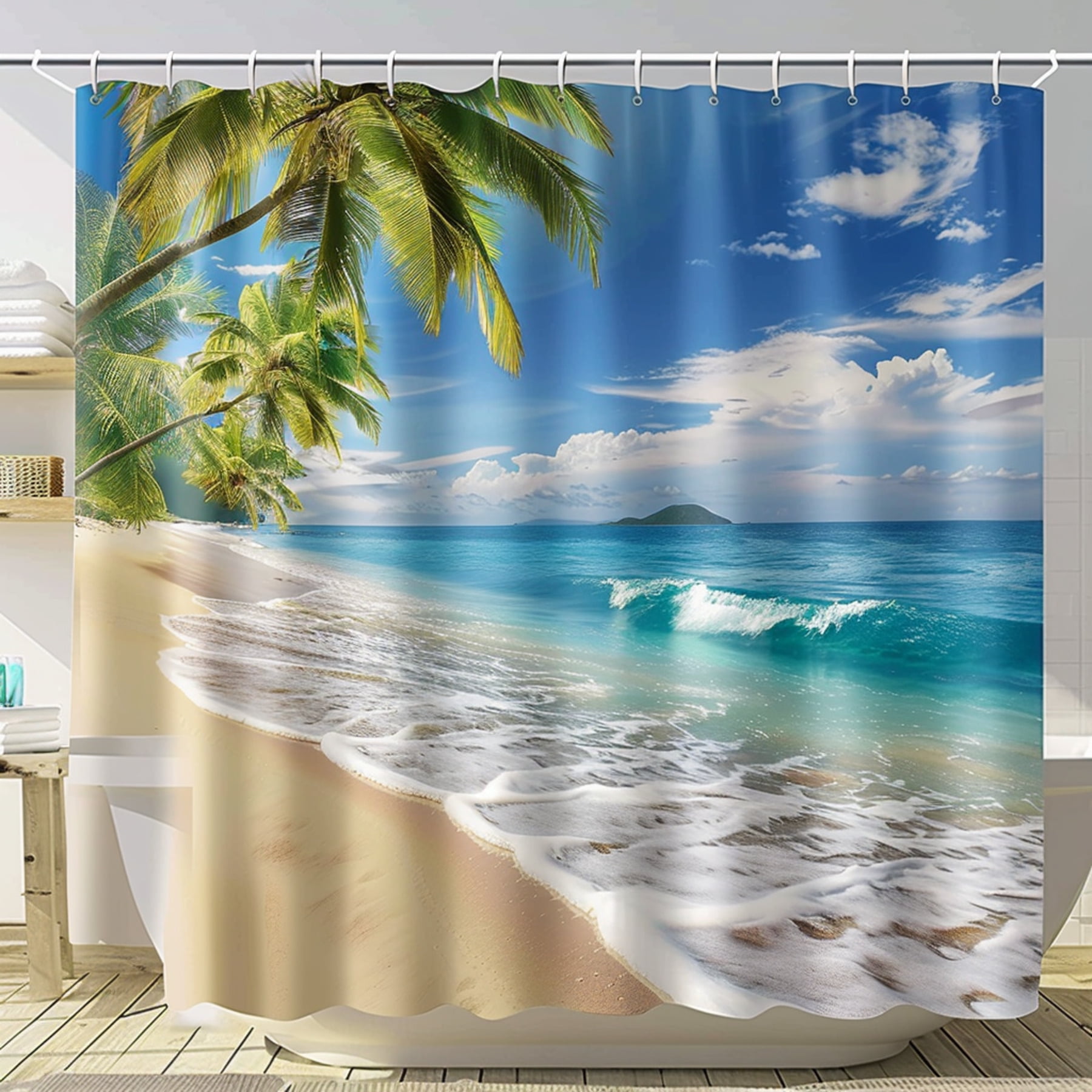 Transform Your Bathroom into a Tropical Paradise with Our Stunning