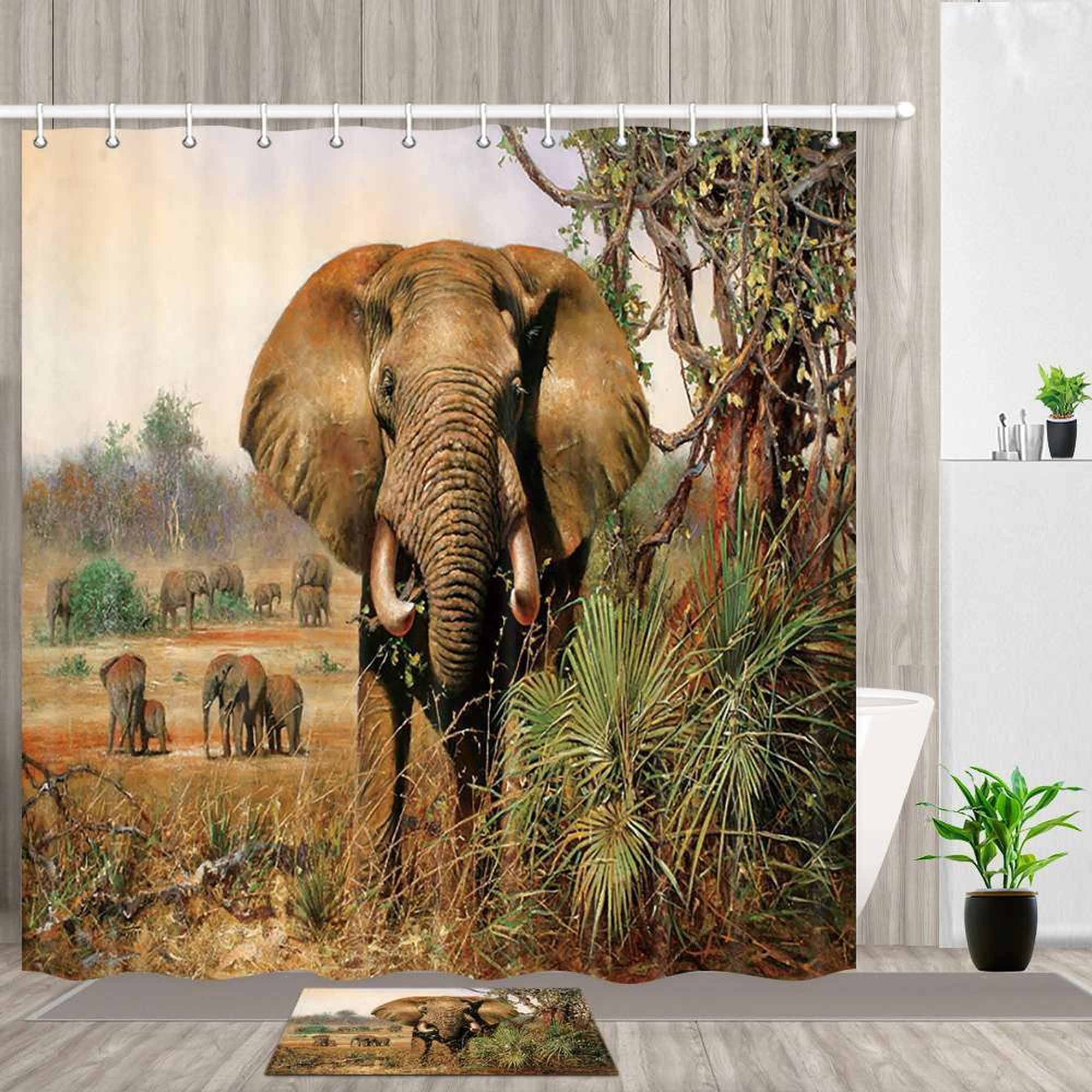 Transform Your Bathroom into a Tropical Paradise with our Elephant