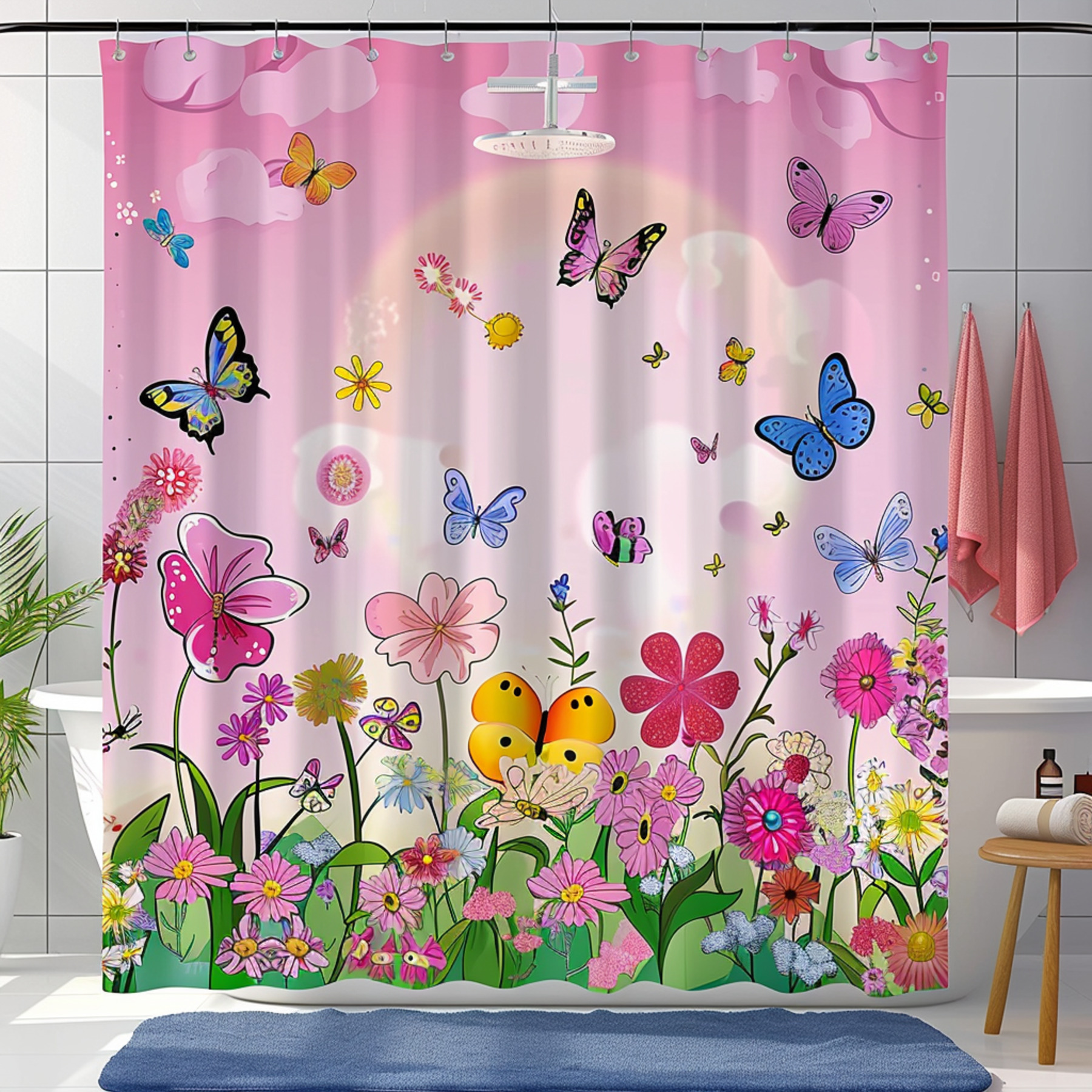 Transform Your Bathroom into a Whimsical Garden Oasis with Our