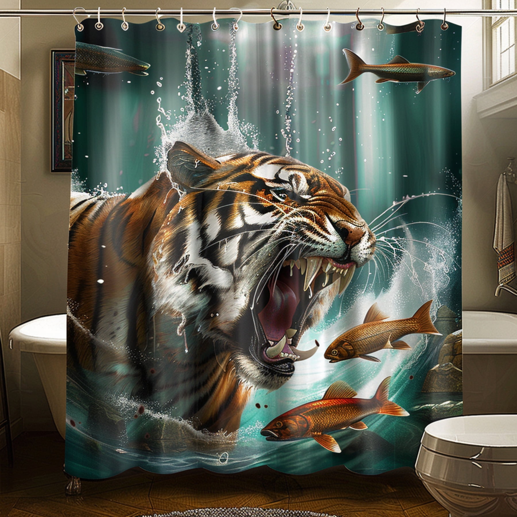 Transform Your Bathroom into a Wild Underwater Battle Zone with Our 