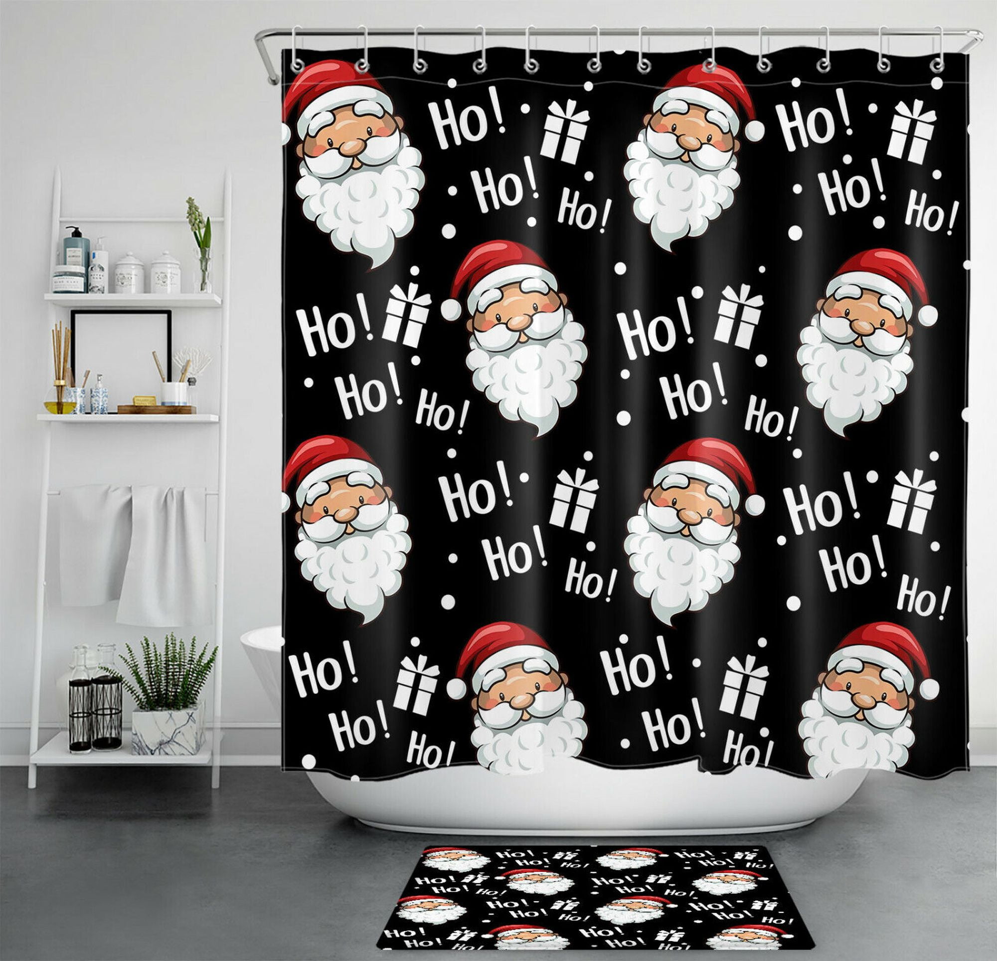 Transform Your Bathroom into a Winter Wonderland with a Santa Claus ...